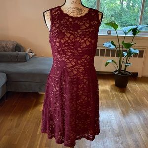 EUC Dress Barn Fully Lined Lace Dress